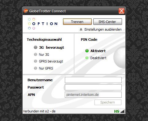 globetrotter hsdpa gi0225 modem driver