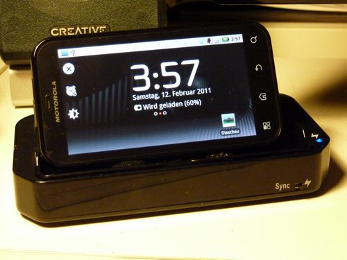 JKE Motorola DEFY docking station project