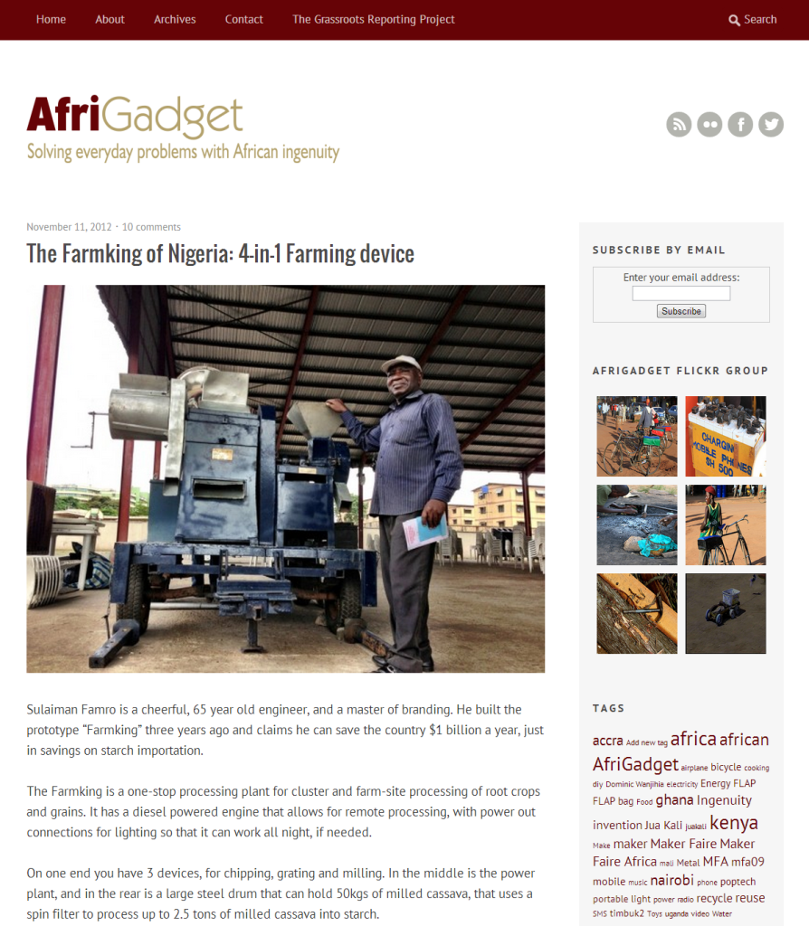 AfriGadget   Solving everyday problems with African ingenuity