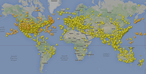 How I track airplanes using a RaspberryPi and a DVB T 