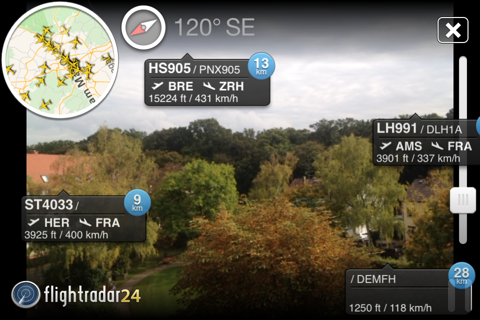 Flightradar24-AugReal