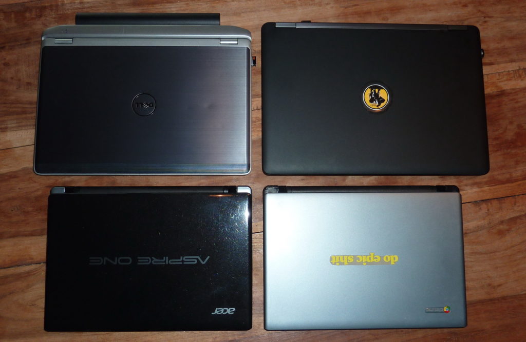 Dell Latitude E6220, Dell Latitude E5450, Acer Aspire One 756, Acer Chromebook C710